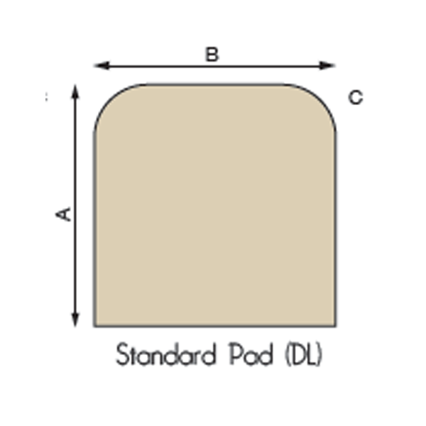 Steel Standard Pad